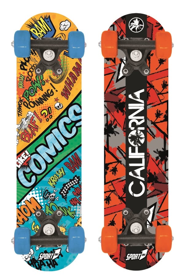 Cool Mid Skateboard till Barn, 60 CM
