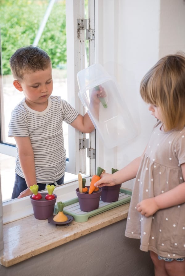 Dantoy Green Garden Mini kasvihuone -setti 18 osaa