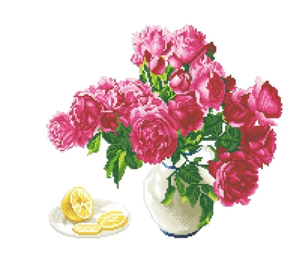 Diamond Dotz 57 x 49 cm - Rosor