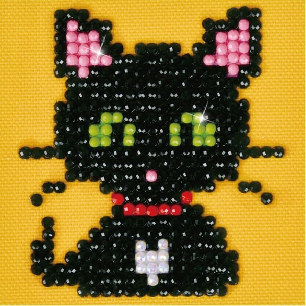 Diamond Dotz  7 x 7 cm - Katt