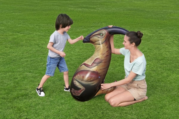 Dinosaur boxningssäck i plast