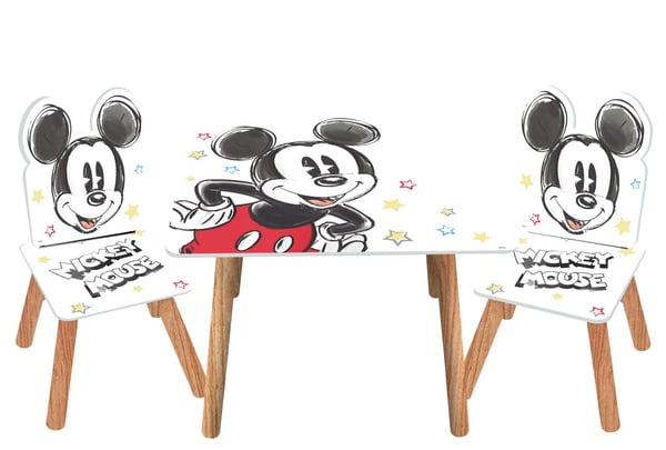Disney Mickey Classic träbord med stolar