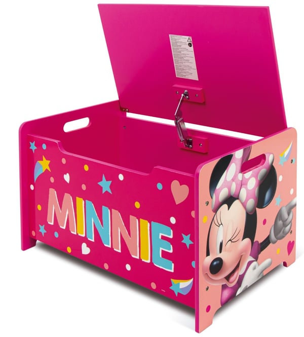 Disney Minni Hiiri puinen lelulaatikko ja penkki