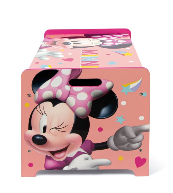 Disney Minni Hiiri puinen lelulaatikko ja penkki