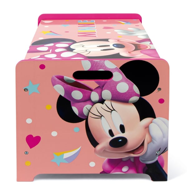 Disney Minni Hiiri puinen lelulaatikko ja penkki