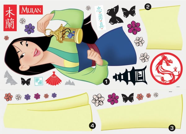 Disney Mulan Gigant Wallstickers