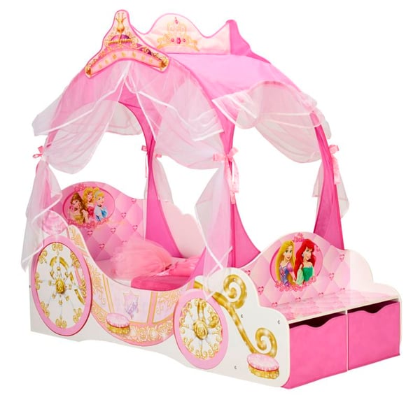 Disney Prinsessvagn Junior barnsäng (140cm)