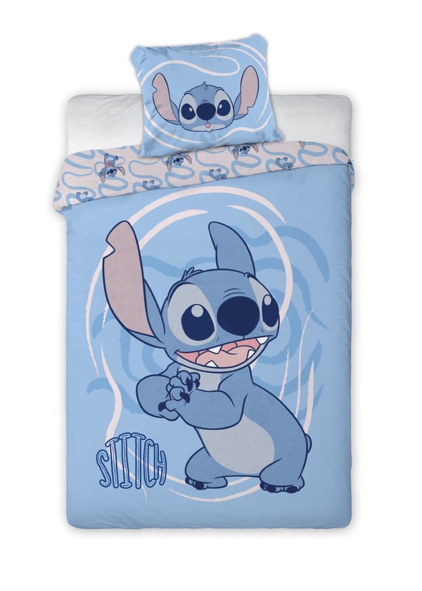 Disney Stitch Påslakanset (blå) 140x200 cm