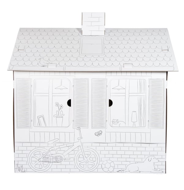 Ditt lilla hus (Måla själv)
