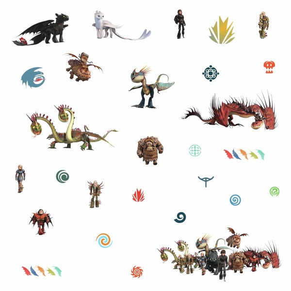 Draktränaren Wallstickers