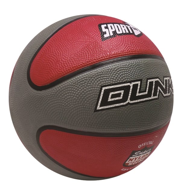 Dunk Basketball Stl. 7 Röd/Grå