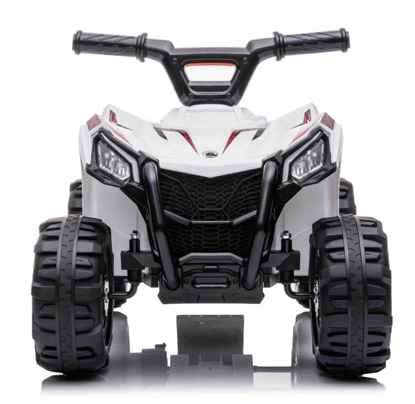 Sähköinen ATV lapsille 6V, valkoinen