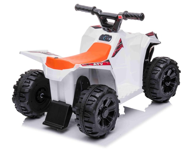 Sähköinen ATV lapsille 6V, valkoinen