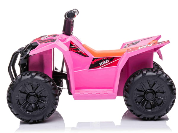 Sähköinen ATV lapsille 6V, vaaleanpunainen