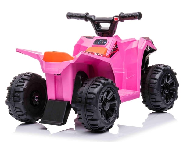 Sähköinen ATV lapsille 6V, vaaleanpunainen