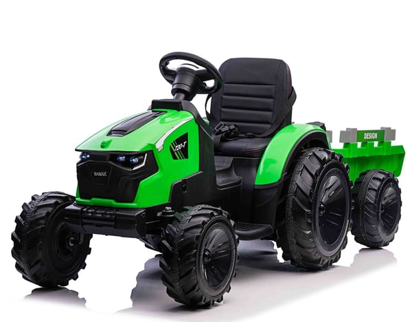 Elektrisk traktor  med släp för barn