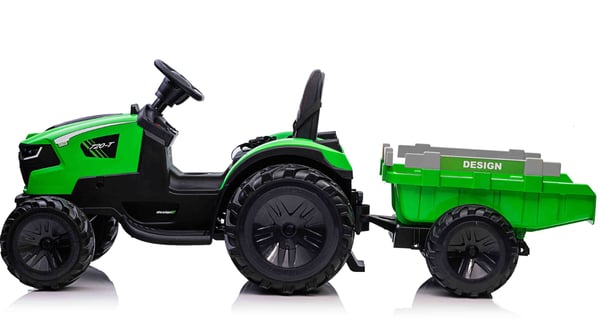Elektrisk traktor  med släp för barn