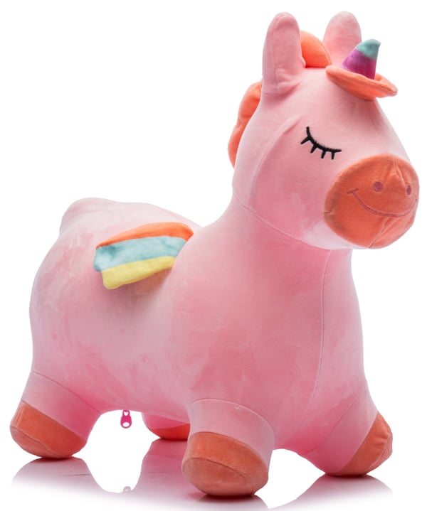 Enhörning Plysch Studsdjur, Pink (från 18M)