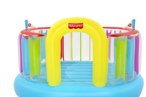 Fisher-Price pomppulinna 226 x 175 x 138 cm sis. sähköisen pumpun.