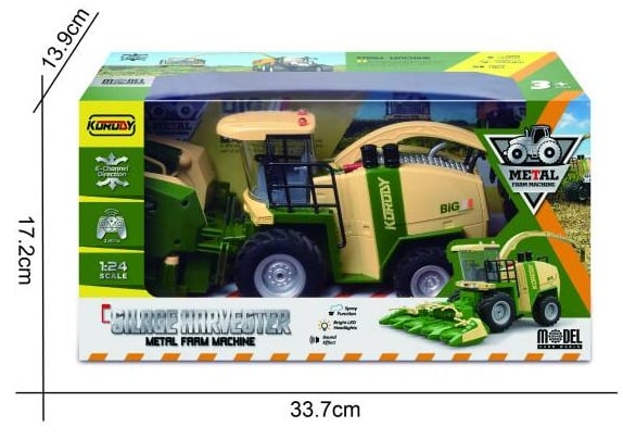 Kauko-ohjattava Puimuri 1:24 Alloy 2.4G
