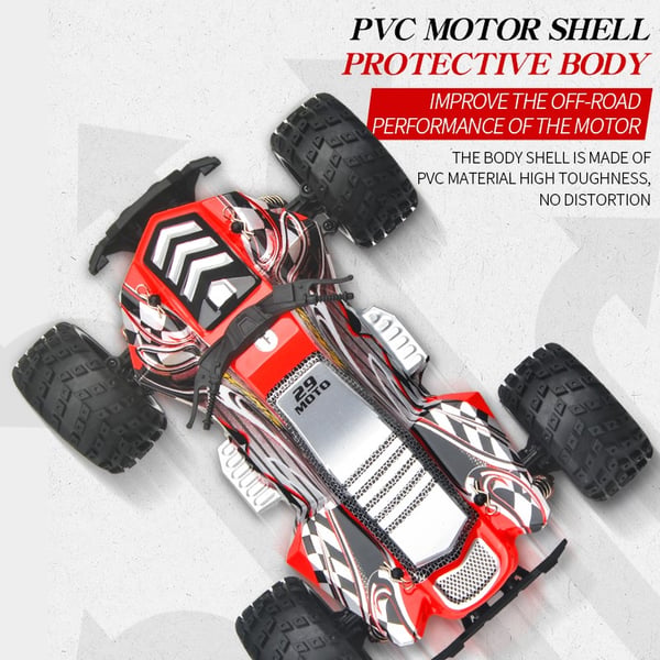 Guokai ATV 1:16 4WD kauko-ohjattava 2.4Ghz 35km/h punainen