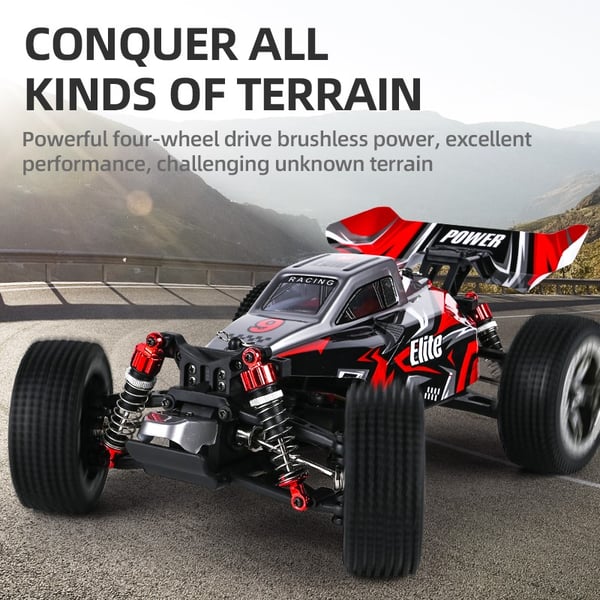 Guokai RC-Off-Road Buggy 1:16 Brushless 4WD 2.4Ghz 45km/h Oranssi