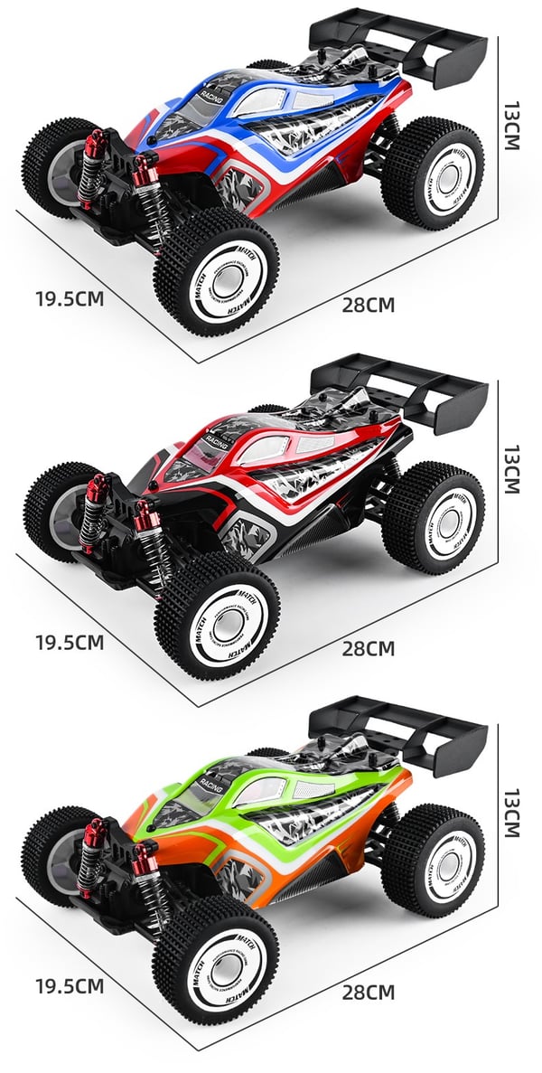 Guokai Off-Road Buggy 1:16 4WD kauko-ohjattava auto 2.4Ghz 35km/h sininen