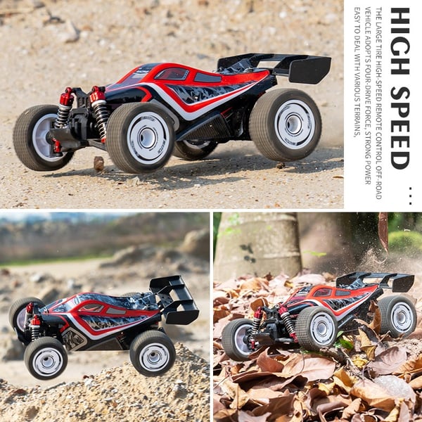 Guokai Off-Road Buggy 1:16 4WD RC auto 2.4Ghz 35km/h punainen