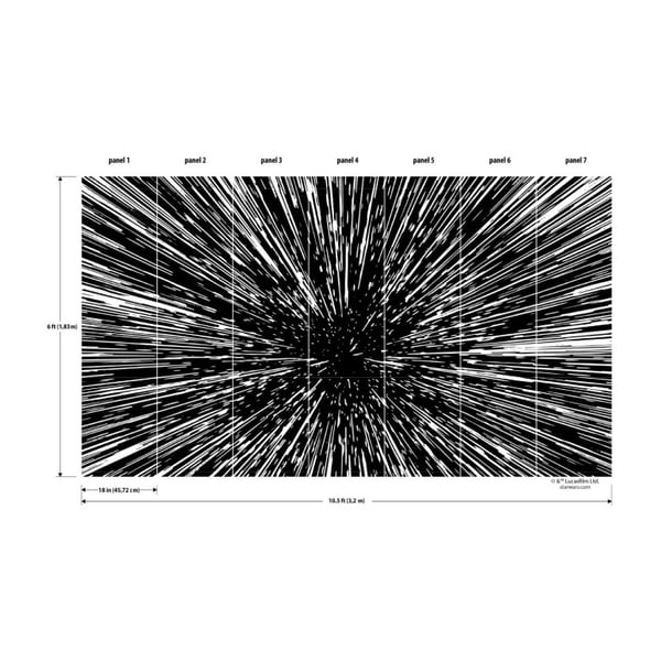 Hyper Space Taidegalleria Tapettirulla 320 x 183 cm