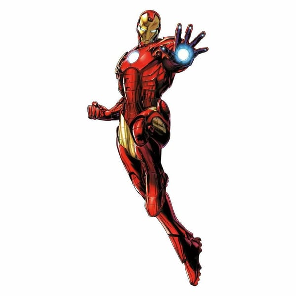 Iron Man Iso seinätarra