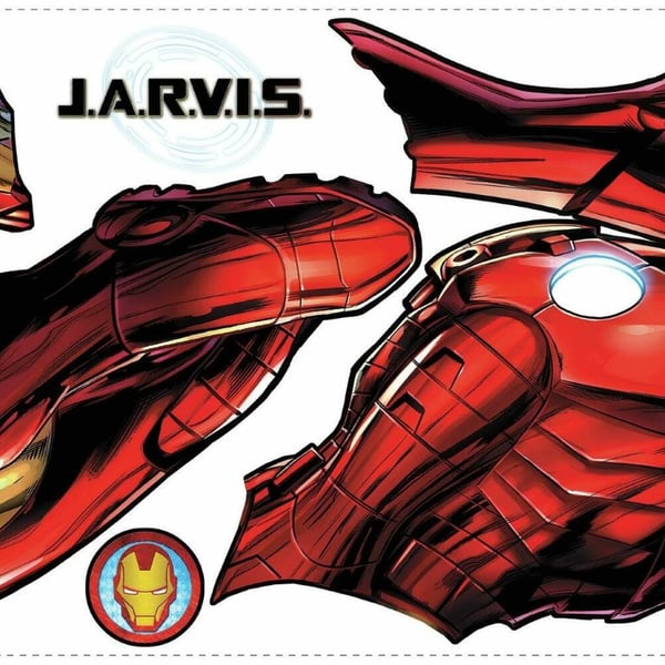 Iron Man Iso seinätarra