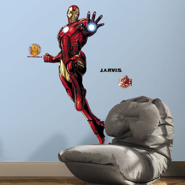Iron Man Iso seinätarra