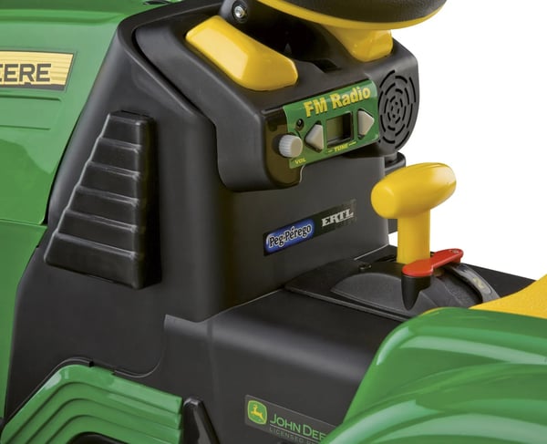 John Deere Ground Force EL Traktor med trailer Lithium 12V