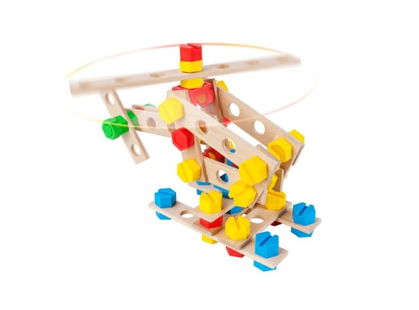 Junior Träbyggsats - Helikopter