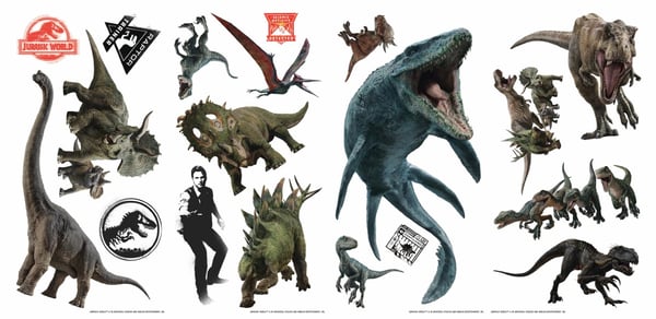Jurassic World 2 Dinosaurs Wallstickers