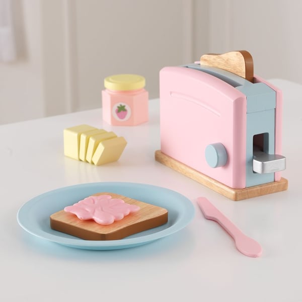 KidKraft puinen leivänpaahdin, pastelli