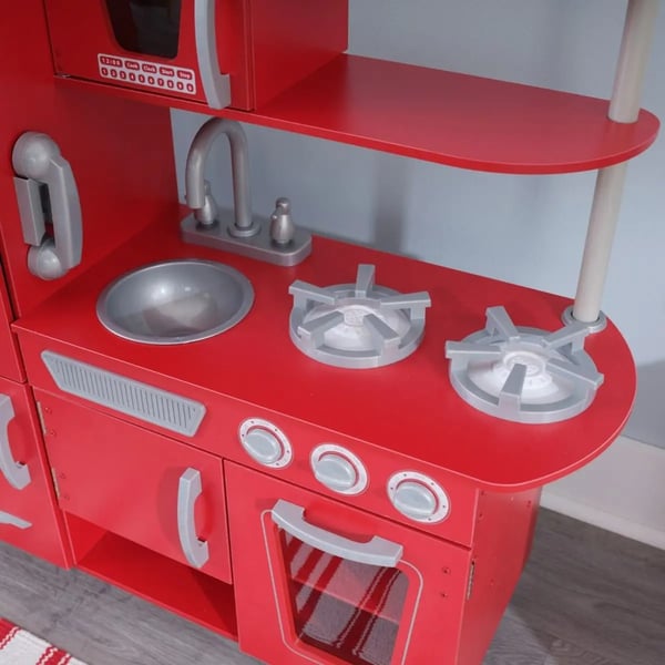 KidKraft Vintage leikkikeittiö punainen