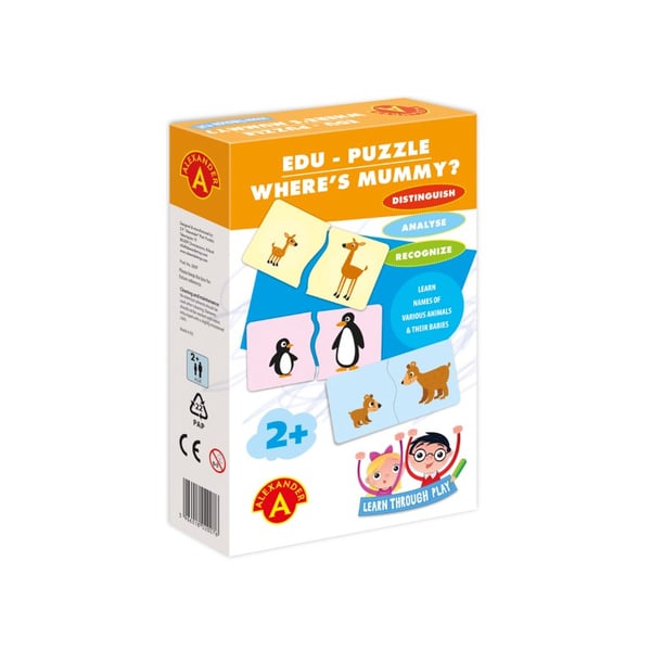 Learning Puzzle - Var är mamma (från 24 månader)