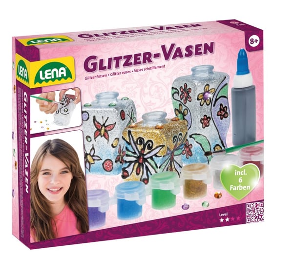 Lena Glitter Vaser till barn