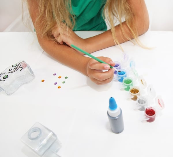 Lena Glitter Vaser till barn