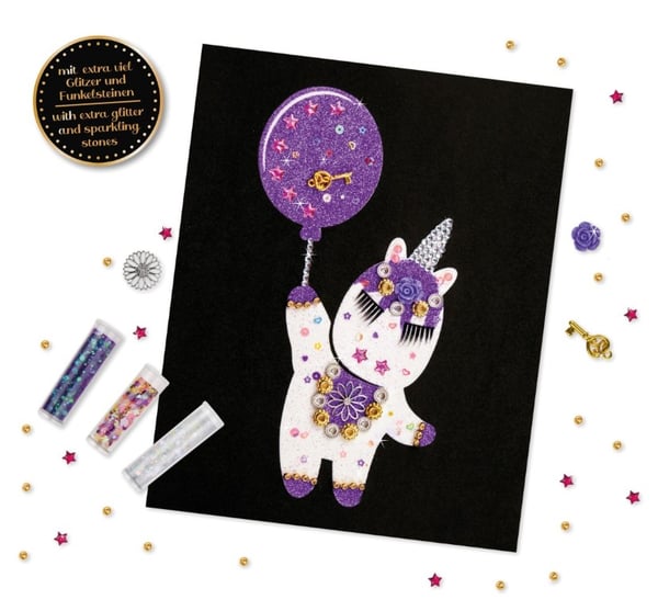 LENA Sparkle Art - Glitterset med enhörning