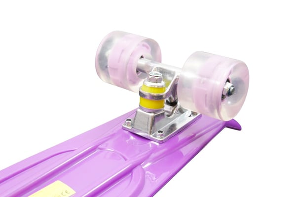 MCU-Sport LED Lila Skateboard m/LED Ljus + ABEC7