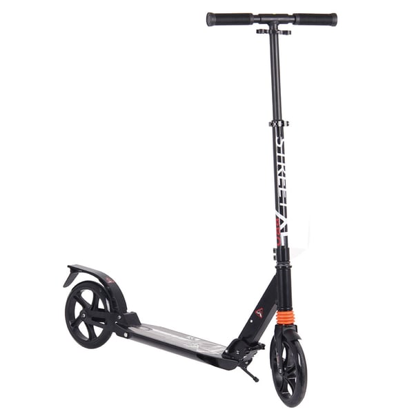 MCU-Sport Street XL Pro 205mm Sparkcykel med stötdämpning, svart