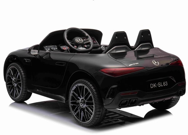 Mercedes-Benz AMG SL63 Elbil för barn med 4 x Motor, 2,4G RC, gummihjul