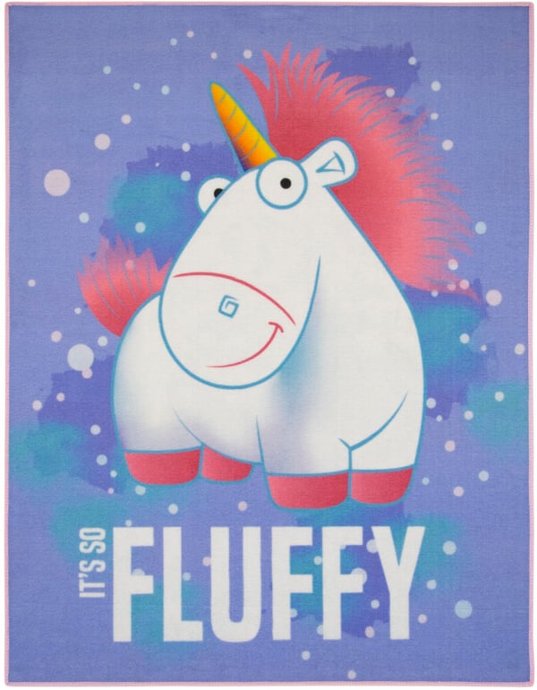 Fluffy Unicorns De Luxe lasten matto 95x125 cm