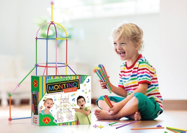 Montino 390 byggleksaker (390 delar)