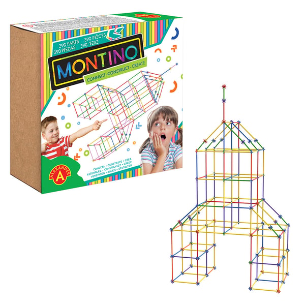 Montino 390 byggleksaker (390 delar)
