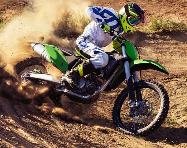 Motocross tapetti 243 x 203 cm