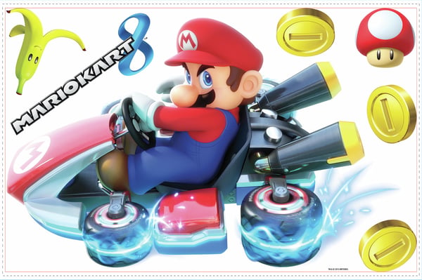 Nintendo Mario Kart Seinätarrat