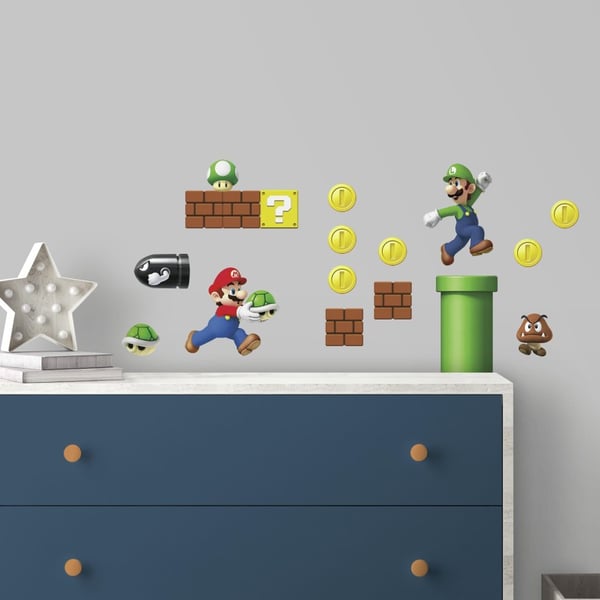 Nintendo Super Mario - Build a Scene Seinätarrat